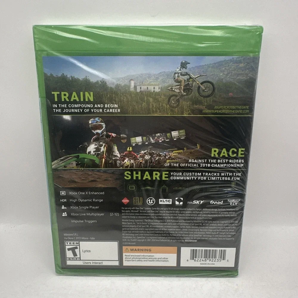 Monster Energy Supercross 4 Microsoft Xbox One Brand New Sealed